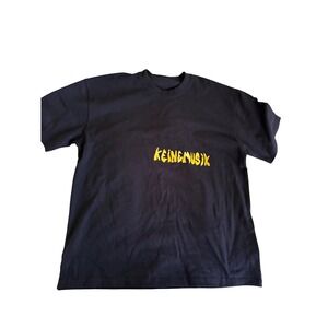 Keinemusik Oversized T-Shirt Black‎ Yellow Logo Berlin DJ Collective Rampa &ME L